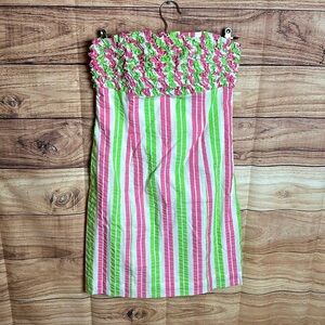 Lilly Pulitzer Strapless Dress Size 4